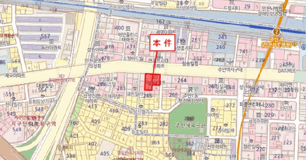 인천광역시 미추홀구 주안동 284 미송아파트  12층1208호 미지정 경매 물건 이미지