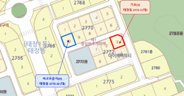강원특별자치도 원주시 태장동 2772-3  미지정 경매 물건 이미지