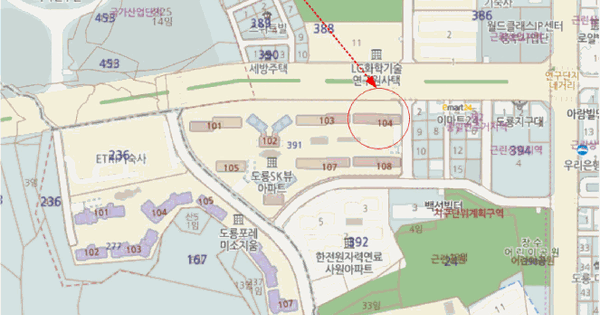 대전광역시 유성구 도룡동 391 도룡에스케이뷰 104동 5층503호 미지정 경매 물건 이미지