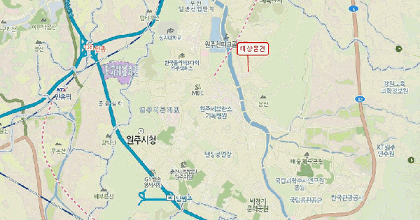 강원특별자치도 원주시 태장동 2806-16  미지정 경매 물건 이미지