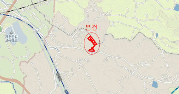 충청북도 제천시 고명동 산5-5  미지정 경매 물건 이미지