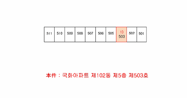 대전광역시 서구 둔산동 1809 국화아파트 102동 5층503호 미지정 경매 물건 이미지