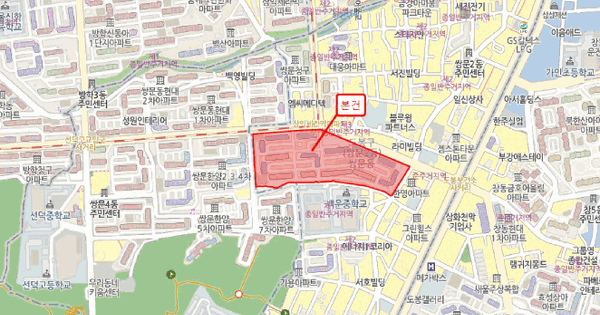 서울특별시 도봉구 쌍문동 56 삼익세라믹아파트 106동 제3층 제306호 미지정 경매 물건 이미지