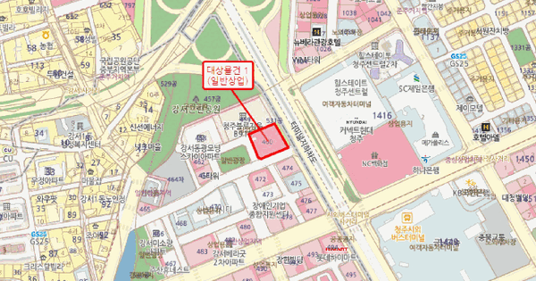 충청북도 청주시 흥덕구 강서동 460 이랜드타운힐스싱글스위트청주  12층1223호 미지정 경매 물건 이미지