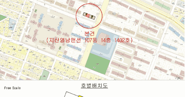 대구광역시 수성구 지산동 1257-1 지산영남맨션 107동 14층1402호 미지정 경매 물건 이미지