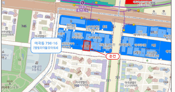 서울특별시 강서구 마곡동 798-16 엠밸리더블유타워4  제1층 제109호 미지정 경매 물건 이미지