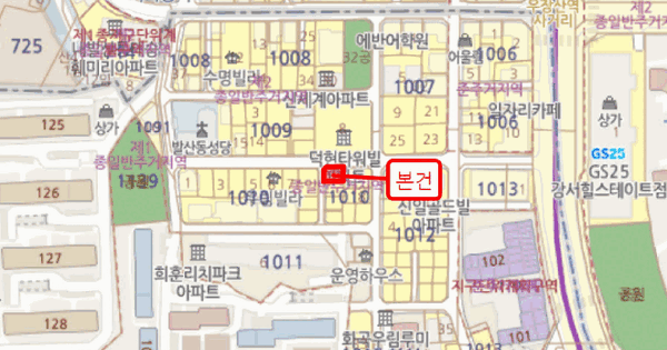 서울특별시 강서구 화곡동 1010-16 소담하우징  제2층 제202호 미지정 경매 물건 이미지