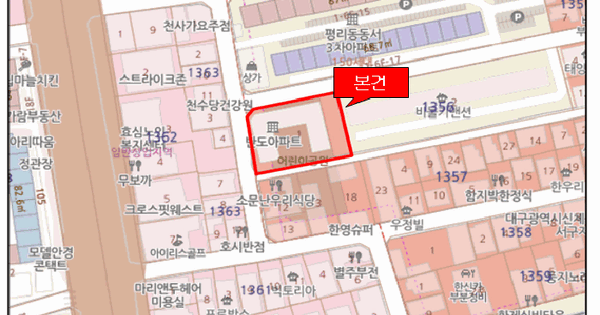 대구광역시 서구 평리동 1356-1  미지정 경매 물건 이미지