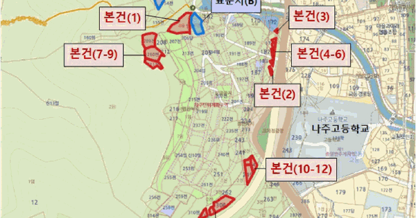 전라남도 나주시 경현동 161-4  미지정 경매 물건 이미지