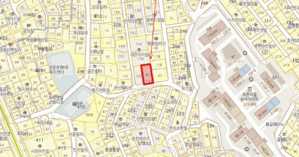 서울특별시 성북구 정릉동 206-60 천우네오젠  제2층 제205호 미지정 경매 물건 이미지