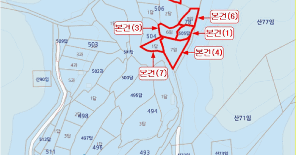 부산광역시 기장군 철마면 장전리 505  미지정 경매 물건 이미지