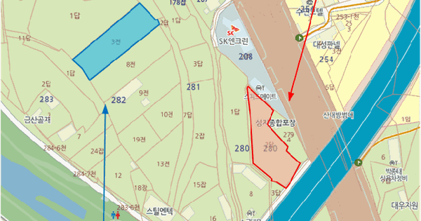대전광역시 동구 대성동 280-2  미지정 경매 물건 이미지