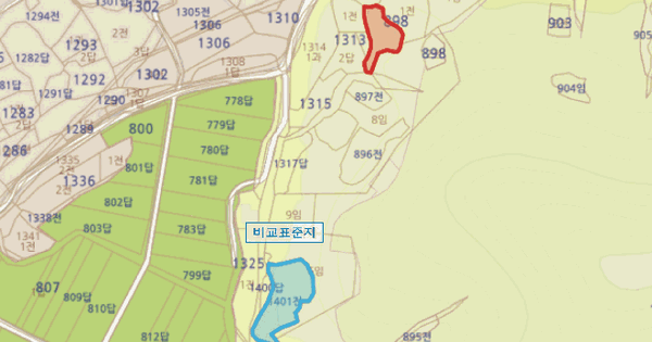 경상북도 김천시 남면 봉천리 898  미지정 경매 물건 이미지