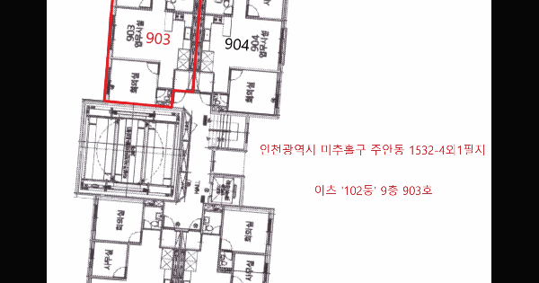 인천광역시 미추홀구 주안동 1532-4 이츠  9층903호 미지정 경매 물건 이미지