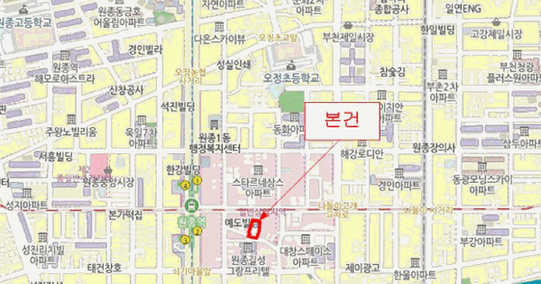 경기도 부천시 오정구 원종동 303 원종센트레빌아파트  10층1004호 미지정 경매 물건 이미지