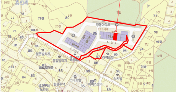 강원특별자치도 원주시 흥업면 흥업리 86 흥업경동아파트 102동 12층1205호 미지정 경매 물건 이미지