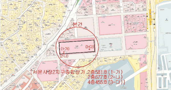 대구광역시 중구 대신동 2105 서문시장2지구종합상가  2층581호 미지정 경매 물건 이미지