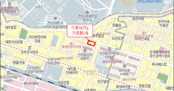 전남광주통합특별시 북구 신안동 478-5  1층101호 미지정 경매 물건 이미지
