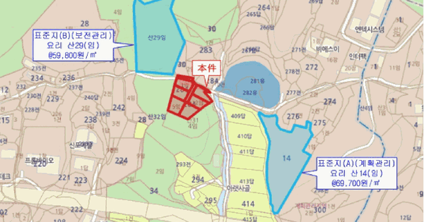 경기도 화성시 만세구 향남읍 요리 284-1  미지정 경매 물건 이미지