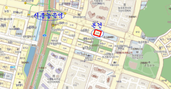 경기도 시흥시 능곡동 735 능곡동 정우빌딩  1층108호 미지정 경매 물건 이미지
