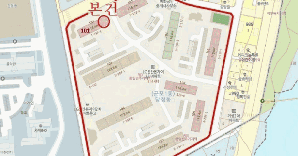 경기도 군포시 당정동 973-1 당정마을엘지아파트 101동 11층1104호 미지정 경매 물건 이미지