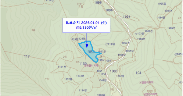 경상북도 예천군 효자면 고항리 973  미지정 경매 물건 이미지