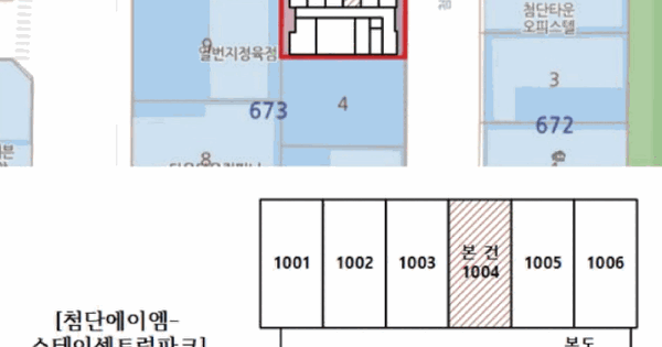 전남광주통합특별시 광산구 쌍암동 673-3 첨단에이엠-스테이센트럴파크  10층1004호 미지정 경매 물건 이미지