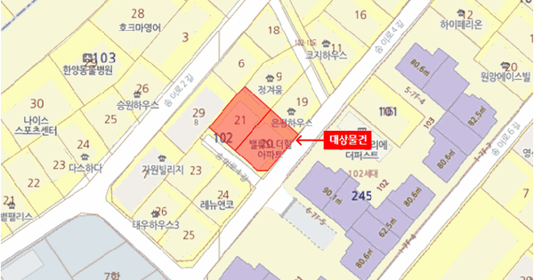 서울특별시 송파구 송파동 102-20 밸류에스엘더힐  5층501호 미지정 경매 물건 이미지