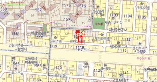 인천광역시 남동구 구월동 1118-21 블루캐슬다세대주택  5층501호 미지정 경매 물건 이미지