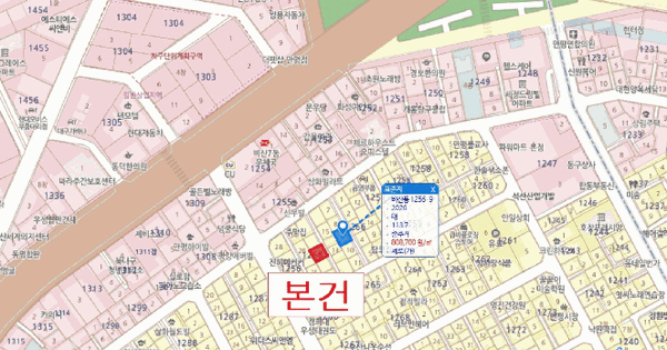 대구광역시 서구 비산동 1256-20  미지정 경매 물건 이미지
