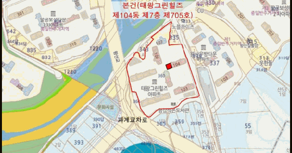 대구광역시 동구 지묘동 360 태왕그린힐즈 104동 7층705호 미지정 경매 물건 이미지