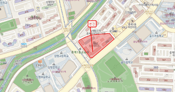 서울특별시 노원구 중계동 580 성원아파트 제102동 제21층 제2104호 미지정 경매 물건 이미지