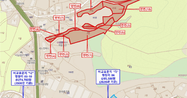 경기도 파주시 광탄면 영장리 93-1  미지정 경매 물건 이미지