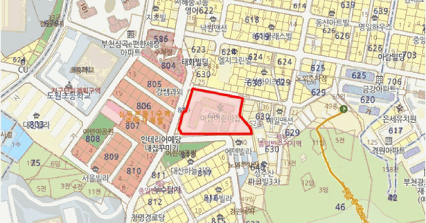 경기도 부천시 소사구 심곡본동 634 아남아파트상가  지층 1호 미지정 경매 물건 이미지