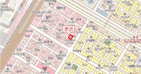 인천광역시 미추홀구 용현동 624-88 동경테라스빌  3층302호 미지정 경매 물건 이미지