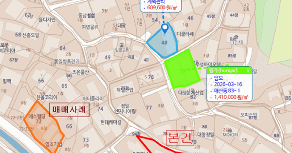 경기도 광주시 매산동 93  미지정 경매 물건 이미지