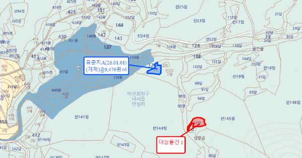 경상남도 창원시 마산회원구 내서읍 안성리 92  미지정 경매 물건 이미지