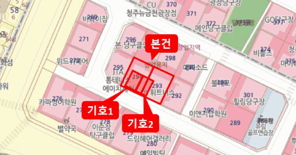 충청북도 청주시 상당구 금천동 293 유니온빌딩  2층201호 미지정 경매 물건 이미지