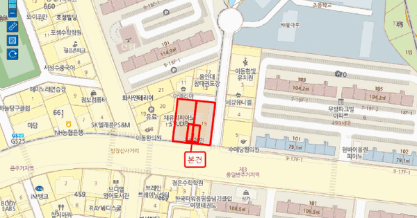 경상북도 포항시 남구 이동 664-15 이동상가 가동 2층202호 미지정 경매 물건 이미지