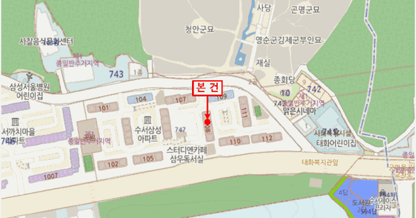 서울특별시 강남구 수서동 747 삼성아파트 108동 11층1103호 미지정 경매 물건 이미지