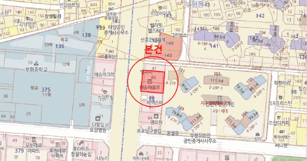 인천광역시 부평구 부평동 98-85 해송파크뷰  9층905호 미지정 경매 물건 이미지