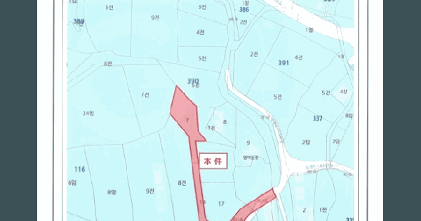 경기도 양주시 장흥면 삼상리 392-7  미지정 경매 물건 이미지