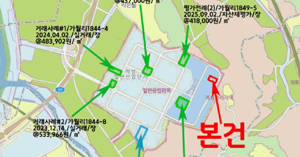경기도 파주시 적성면 가월리 1859-3  미지정 경매 물건 이미지