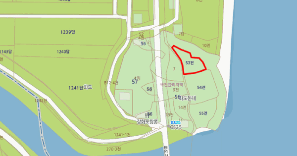 인천광역시 강화군 선원면 연리 53  미지정 경매 물건 이미지
