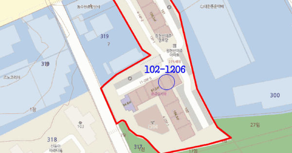 경기도 수원시 영통구 원천동 300-3 신미주아파트 102동 12층1206호 미지정 경매 물건 이미지