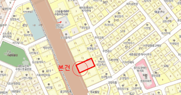 경기도 수원시 팔달구 우만동 509-12 1동  2층201호 미지정 경매 물건 이미지