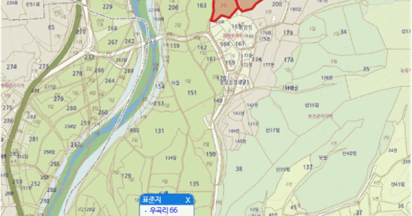 경상북도 영주시 부석면 우곡리 201  미지정 경매 물건 이미지