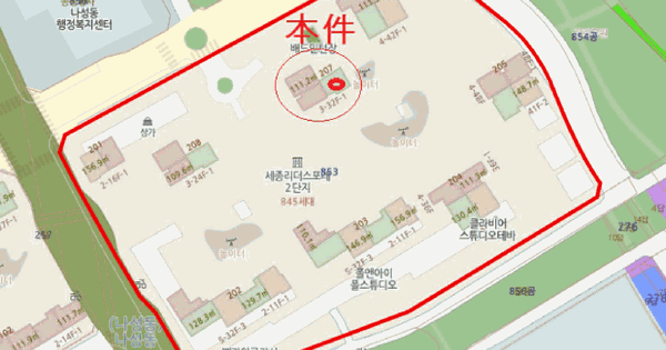 세종특별자치시  나성동 853 나릿재마을2단지 207동 21층2101호 미지정 경매 물건 이미지