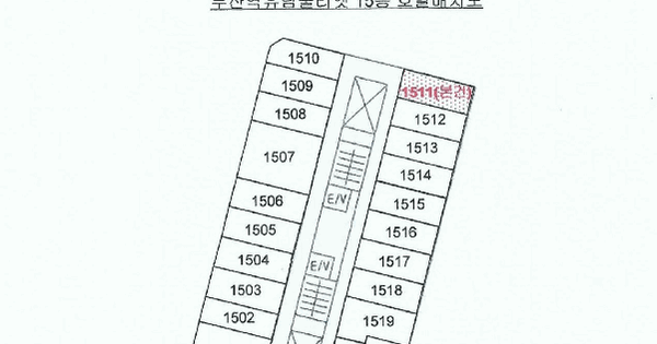 부산광역시 동구 초량동 1165-11 부산역유림줄리엣 15층 1511호 미지정 경매 물건 이미지