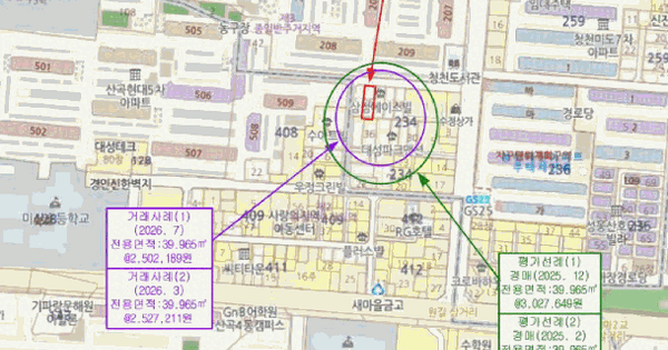 인천광역시 부평구 청천동 234-25 삼정에이스빌 201동 5층501호 미지정 경매 물건 이미지